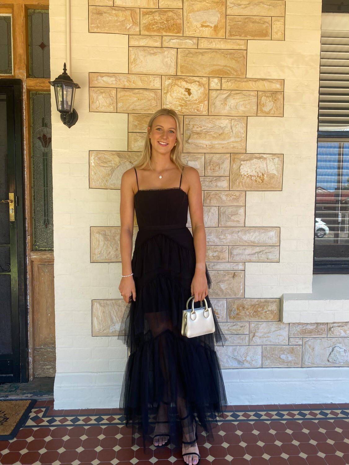 BCBGMAXAZRIA Tulle Gown