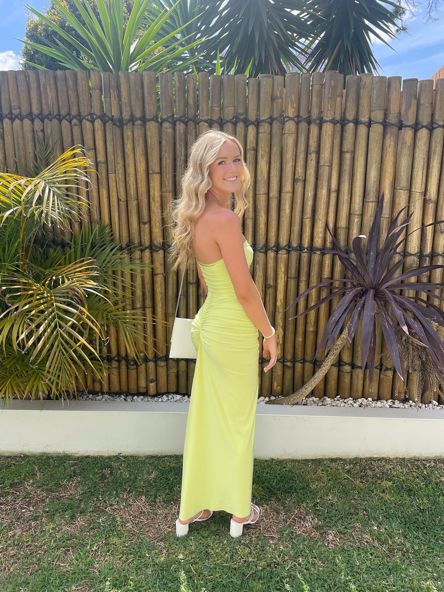 Natalie Rolt ‘Shontae’ Gown in Citron