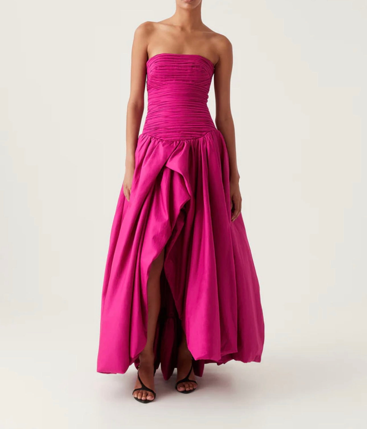 AJE ‘Bubble Hem’ Maxi MAGENTA