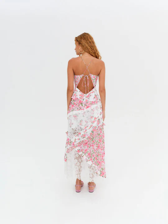 For Love & Lemons ‘Rosalyn’ Dress in Pink