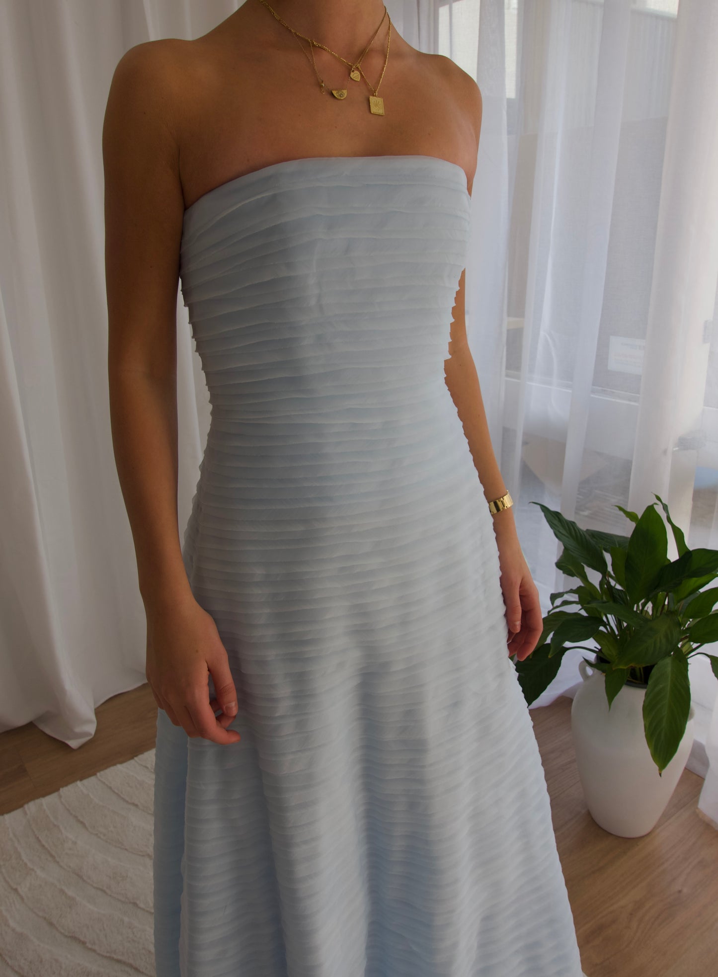 AJE ‘Soundscape’ Maxi In Baby Blue