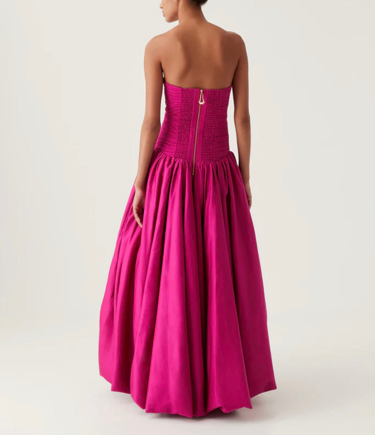 AJE ‘Bubble Hem’ Maxi MAGENTA