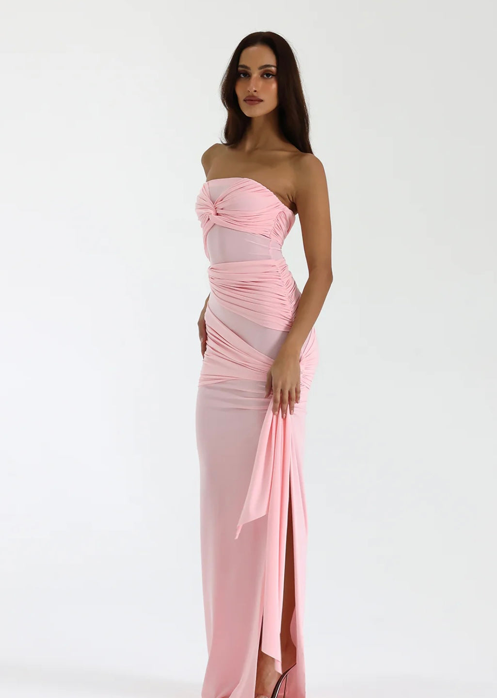 Natalie Rolt ‘Miranda’ Gown in Blossom Pink