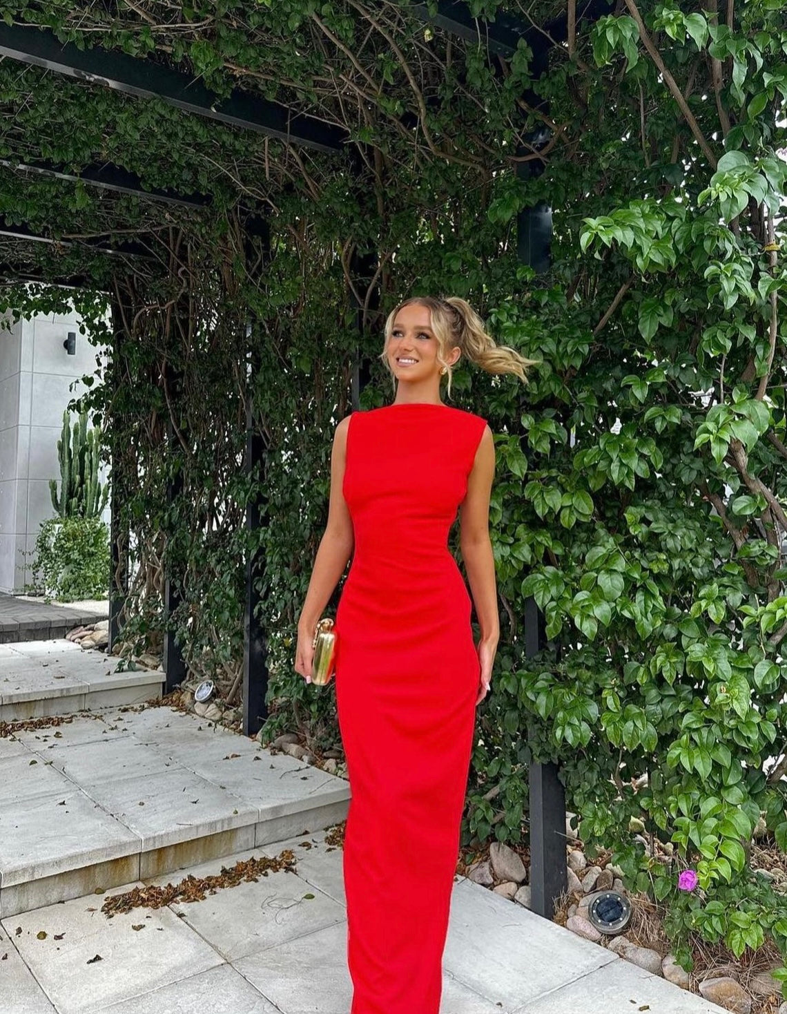 Effie Kats ‘Verona’ Gown In Red
