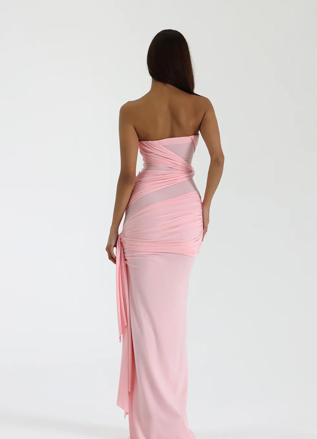 Natalie Rolt ‘Miranda’ Gown in Blossom Pink