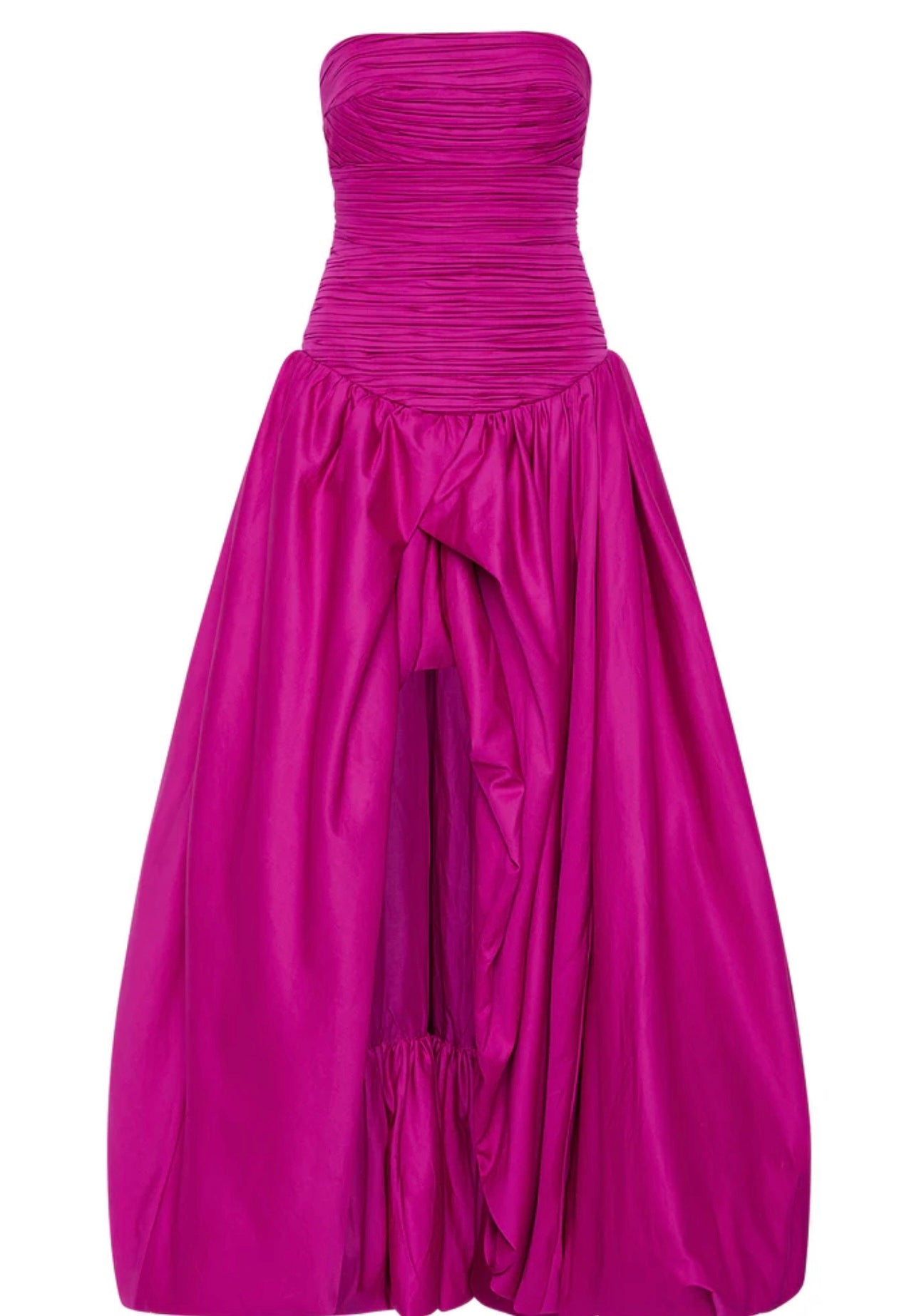 AJE ‘Bubble Hem’ Maxi MAGENTA