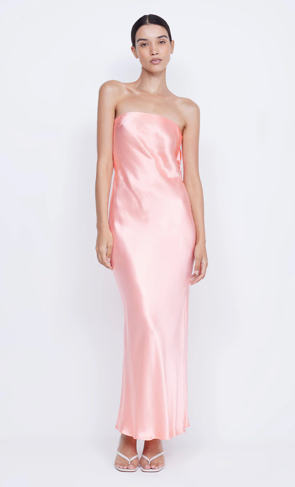 Bec + Bridge ‘Moon Dance’ Strapless Dress in Coral