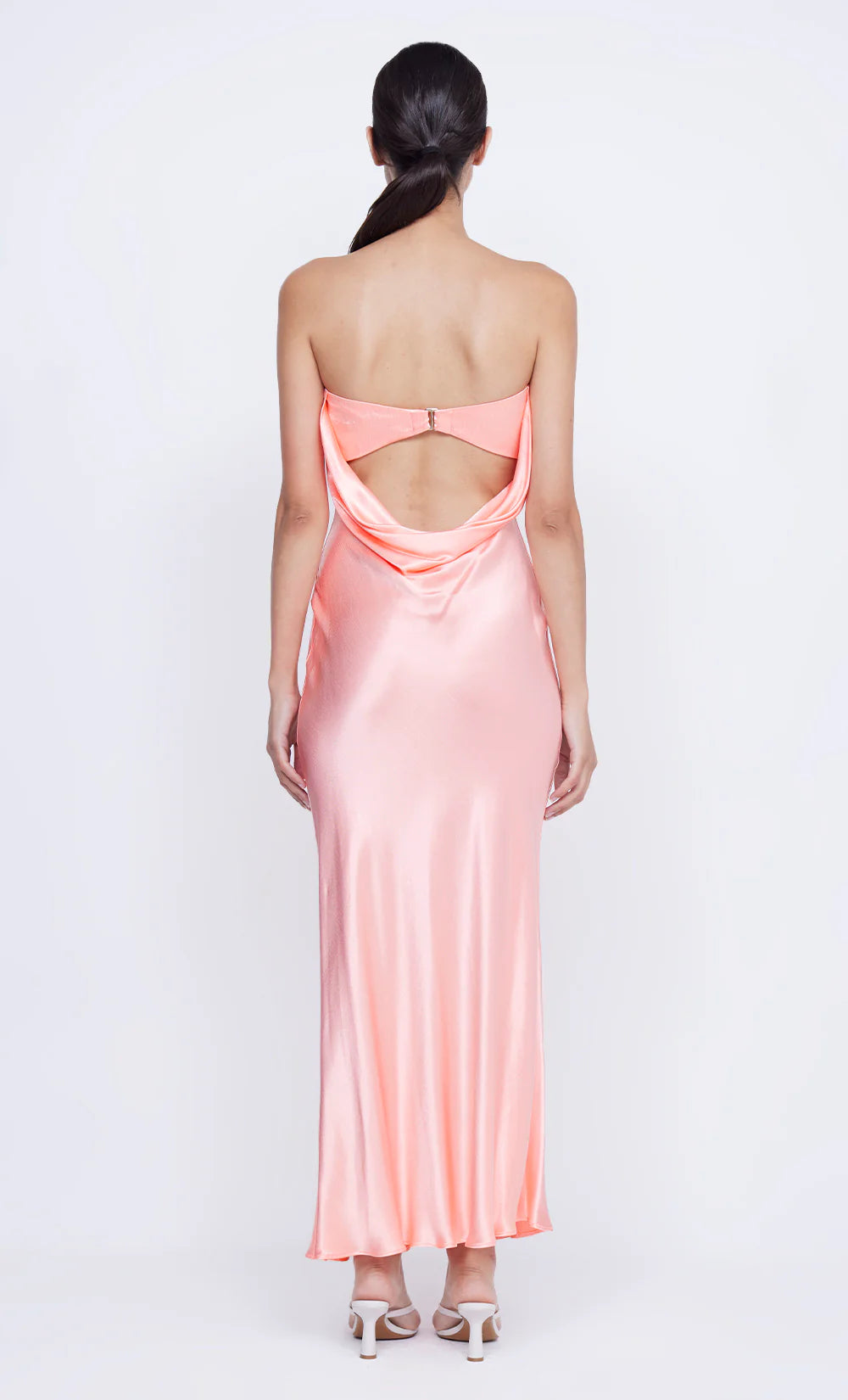 Bec + Bridge ‘Moon Dance’ Strapless Dress in Coral