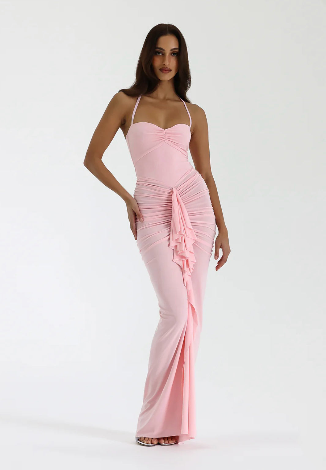 Natalie Rolt ‘Shontae’ Gown in Blossom Pink