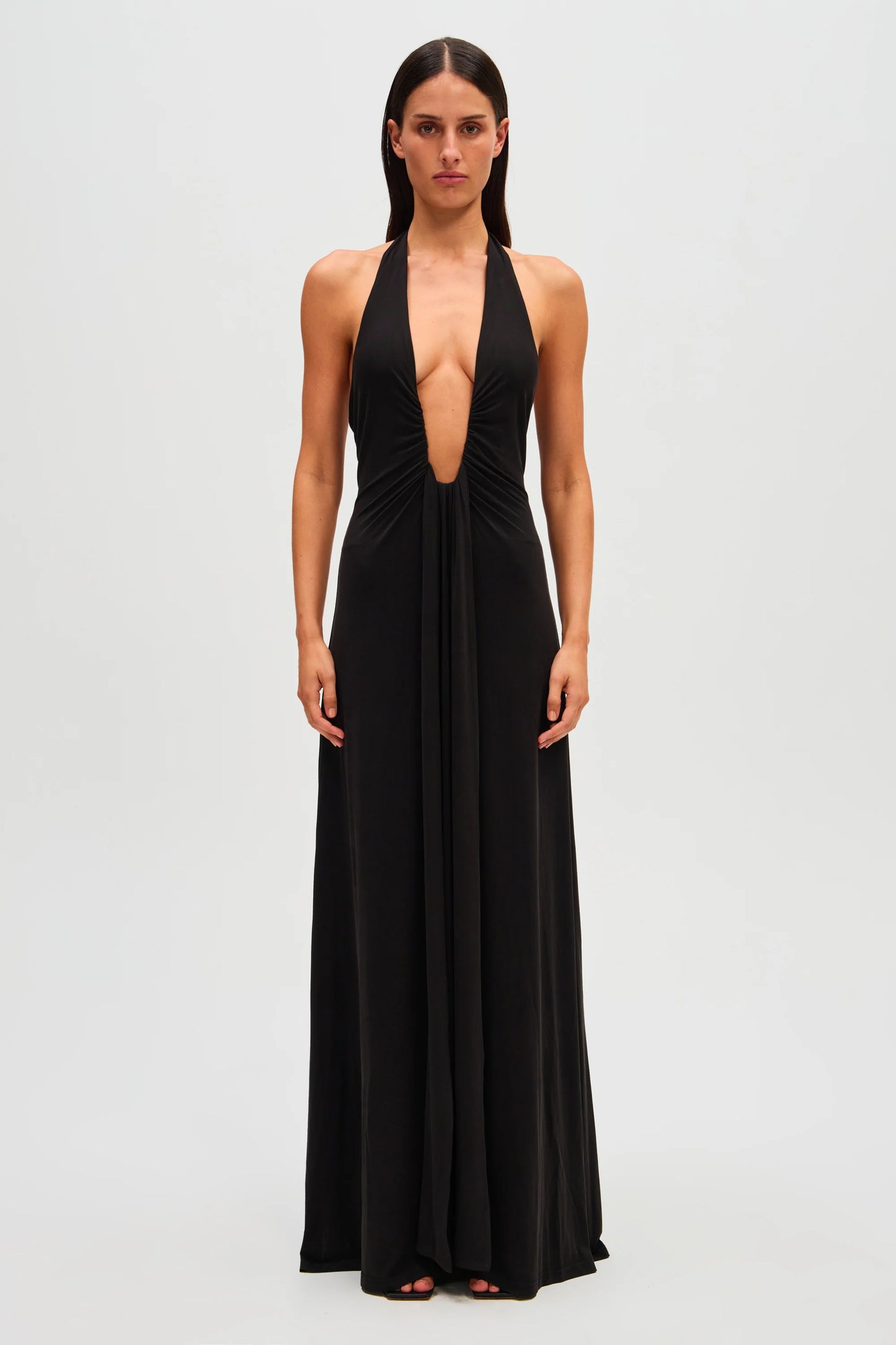 Misha ‘Jennifer Cupro’ Maxi Dress in Black