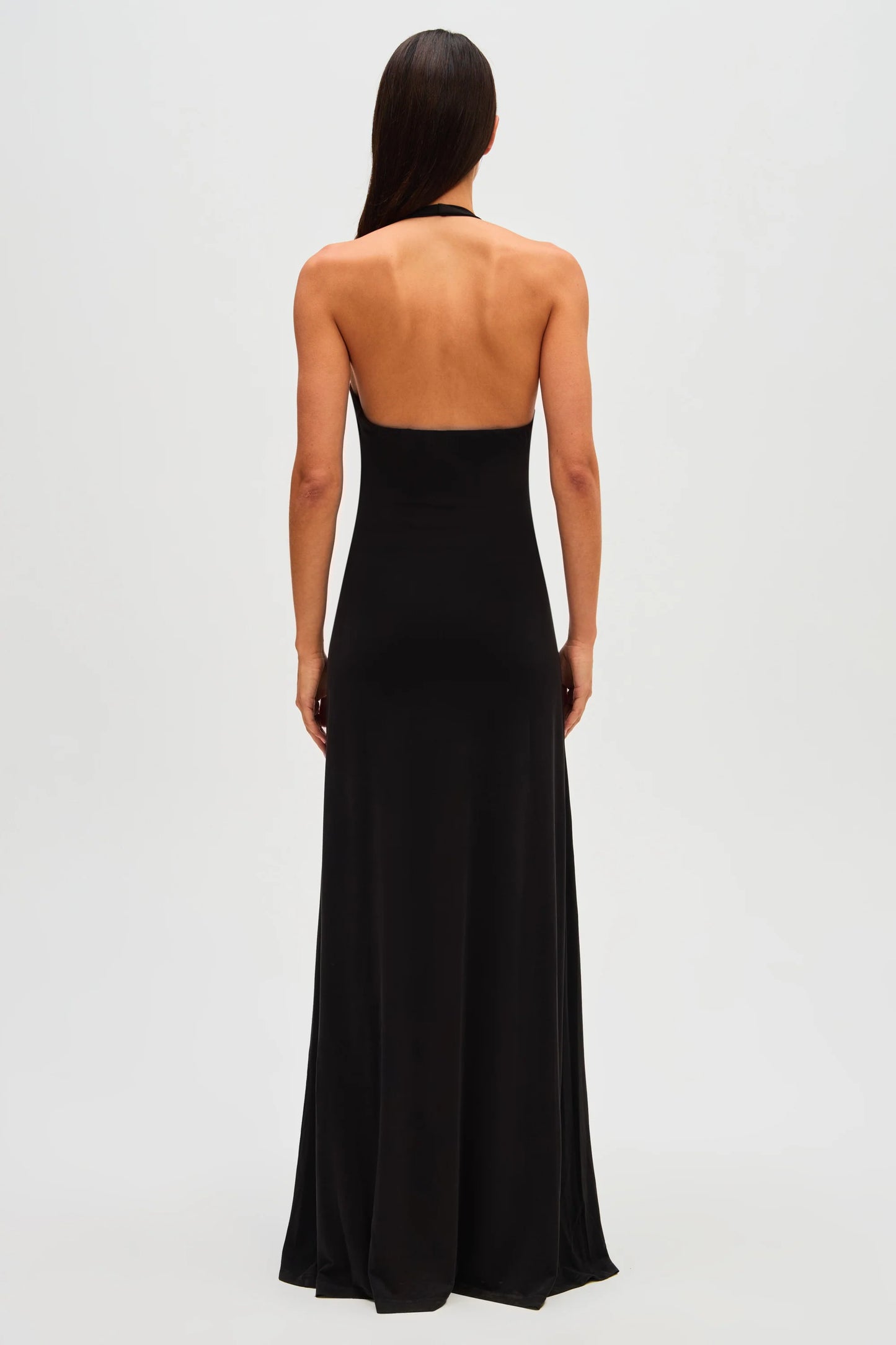 Misha ‘Jennifer Cupro’ Maxi Dress in Black