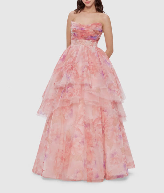 Leo Lin ‘Josephine Tiered Gown’